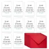 Transfronteiriço Novo Conjunto de 10 Peças Tamanho Grande Cartão Dia dos Pais Feliz Aniversário Cartão de Agradecimento Conjunto de Envelopes Cartão Simples DIY