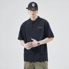 Camiseta Casual de Verano para Hombre Shanggu, Nueva, Algodón Puro, Estilo Japonés, Bolsillo, Manga Corta, Dobladillo Suelto con Abertura, Moderna