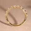 Anillo de Dedo Índice Estilo Minimalista Francés de Cao Shi, Anillo de Diseño Nicho Incrustado de Diamantes para Mujer, Joyería de Lujo Ligero para el Día a Día