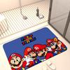 Alfombrilla de baño Mario de Tierra de Diatomeas Absorbente Dibujos Animados Suave Secado Rápido Antideslizante Felpudo Hecho a Medida