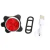 Luz trasera de bicicleta de montaña, faro delantero, luz trasera brillante para ciclismo nocturno, recargable por USB, faro de advertencia de 3 LED HJ030, venta al por mayor