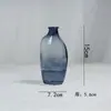 Jarrón de Vidrio de Sodio-Calcio Transfronterizo al por Mayor, Jarrón de Vidrio de Lujo Colorido para Sala de Estar, Adecuado para Arreglos Florales Hidropónicos y Decoraciones con Flores Frescas