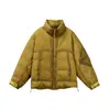 Chamarra de Plumas de Pato Blanco Black Fleet 90 para Mujer Otoño e Invierno Nuevo Diseño 2025 Cuello Alto Holgado