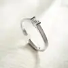 Anillo Abierto de Plata de Ley S925 con Diamante Único, Personalizado, Simple y Versátil, Estilo Ins, Gama Alta, Más Vendido Popular Transfronterizo Europeo y Americano