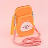 Bolsa transversal mini de camada dupla transfronteiriça, simples e portátil, projetada para carregar um telefone, com aparência elegante, à prova d'água e de poeira, e inclui um estojo de silicone para óculos