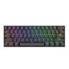 Teclado Mecánico Amazon H61K con Switches Azules, Rojos, Negros, Iluminación Mixta, Teclado Numérico para Juegos con Cable para Laptops, Diseño Minimalista