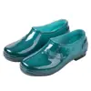 Botas de chuva de cano baixo transfronteiriças sapatos aquáticos de cano baixo femininos botas de chuva para primavera e outono sapatos de lingote botas impermeáveis para canteiro de obras sapatos de borracha para cozinha atacado