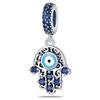 Envío Directo de Una Pieza Transfronterizo Bestseller de Amazon Serie Ojo Mágico Ojos Azules Tima Cobre Plateado Cuentas Tk Venta Caliente