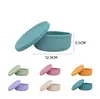 Taza de silicona de grado alimenticio para beber tazón de silicona vajilla para bebé lonchera para estudiante resistente a altas y bajas temperaturas caja bento lonchera de silicona