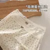 Calzoncillos tipo bóxer de encaje de algodón puro para mujer de cintura media 10A Antibacterianos 100% algodón Entrepierna extendida Agradables para la piel Suaves Transpirables Ropa interior de niña