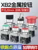 Interruptor de Botón Xb2 Controla Arranque y Paro Auto-retorno Perilla de Paro de Emergencia Botón Plano Zb2-Ba31/42/Bd33/21