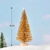 Pino aguja árbol de Navidad accesorios de micro paisaje una variedad de árboles de tamaño grande pequeño adornos de PVC creativos lindos decoración para el hogar