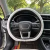 Cubierta Elástica de Felpa para Volante de Coche Cubierta de Manija Invierno Felpa Corta Sin Anillo Interior Banda Elástica Cubierta de Manija Anticongelante