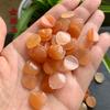 Jade Ônix Pétala Jade Seda Dourada Natural Pedra Jade Tianhe Ônix Pétala Pêssego DIY Grampo de Cabelo Flor Estilo Antigo Combinação