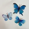 Livro Vermelho Pequeno DIY Decoração de Parede Borboleta de Simulação Flores 3D Acessórios Adesivos de Parede Borboleta Casa Atacado