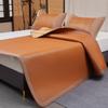 Esterilla de Ratán de Verano Esterilla de Verano Esterilla Indonesia Esterilla Gruesa de Seda de Hielo Cubierta de Cama Sábana de Cama Doble Uso Esterilla de Hierba Lavable para Dormitorio