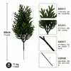 Decoraciones de plantas verdes navideñas más vendidas en Amazon transfronterizas, plantas de pino y ciprés en maceta, adornos de plantas verdes de aguja de pino para entornos de jardín interiores y exteriores
