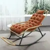 Mecedora de ratán de verano, mecedora para el hogar, silla para siestas de adultos, sillón reclinable de alta gama para balcón de ancianos, mecedora de ratán, silla perezosa