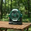 Nueva luz solar para acampar al aire libre, luz de ventilador portátil retráctil, fuerte potencia de viento, iluminación duradera para tienda de campaña
