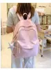 Mochila con Filtro de Luz Suave de Sal Marina, Atmósfera para Estudiantes de Secundaria y Preparatoria, Estética y Versátil para la Escuela y Viajes