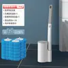 Nova Escova de Vaso Sanitário Descartável para Uso Doméstico, Sem Cantos Mortos, Cabeça de Reposição Montada na Parede, Escova de Limpeza para Banheiro