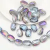 Piedra Geométrica Asimétrica Chapado Vidrio de Colores Perlas 11*15mm Accesorios para Joyería DIY Collar Pendientes Pulsera Accesorios