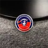 Insignias Metálicas Personalizadas con Personajes de Dibujos Animados, Insignias Conmemorativas de Estrella de Cinco Puntas Pintada, Broches, Placas de Nombre, Pines Coleccionables