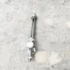 Braçadeira para Medidor de Nível de Água de Instalação Rápida Medidor de Nível de Tubo de Vidro Braçadeira de Aço Inoxidável de Grau Sanitário Medidor de Observação de Montagem Lateral