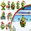 Pingente Grinch de Natal Decoração de Árvore de Natal Suprimentos para Decoração de Feriado Pingente Acrílico Enfeites de Natal para Casa