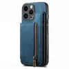 Adequado para Apple 17Promax Estilo Carteira com Zíper Retro Capa Traseira de Celular com Inserção de Cartão para iPhone Air/16E