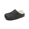 Pantuflas de algodón para mujer para uso en interiores en otoño e invierno, antideslizantes, cálidas y adecuadas para parejas; pantuflas de algodón para hombre, de invierno, silenciosas y resistentes a los olores