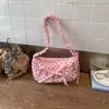 Nova Bolsa de Ombro com Bolinhas e Laço de Primavera 2026 para Mulheres, Bolsa Transversal Versátil Estilo Coreano, Bolsa Pequena da Moda para o Dia a Dia