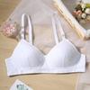 Roupa íntima para estudantes do sexo feminino, Sutiã de ajuste para seios pequenos sem aro, Sutiã push-up fino para estudantes do ensino médio e meninas Atacado
