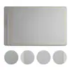 En Stock Manteles Individuales Cuadrados de PVC Estilo Nórdico con Hilo Dorado Estampado de Seda Manteles Individuales Occidentales a Prueba de Aceite Manteles para Mesa de Comedor China Diseño Simple Resistente al Calor