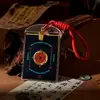 Amuleto Taoísta Longhushan estilo TikTok para atrair dinheiro, com um selo de tesouraria de espírito da montanha, amuleto para fazer dinheiro e cartão de amuleto para capa de celular