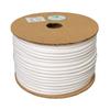 Fabricante de Tubos Numéricos con Forma de Flor de Ciruelo Mangas Numéricas de Cable de PVC Ecológicas Tubos de Codificación de Cables Eléctricos Dentados Internos en Blanco 1 kg