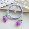 Cubierta Protectora para Cable de Datos para Cargador Apple de 20W, Dibujos Animados, a Prueba de Roturas para Cable de Carga de Teléfono Móvil