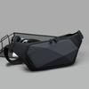 Nueva Bolsa de Cintura para Motociclista para Hombre con Diseño de Concha Prensada Ev, Bolso Cruzado Casual con Estilo, Mochila Pequeña de Moda para Ciclismo