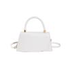 Bolsa de Mão Pequena Texturizada Estilo Ocidental Novo Modelo 2025 Tendência Bolsa Pequena de Ombro Transversal Moda Retrô Bolsa Feminina de PU