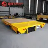Veículo de Transporte Elétrico de Plataforma Plana Controlado Remotamente para Fundições de Ferro e Aço, com Bateria Isolante Térmica e Resistente a Altas Temperaturas em Trilha