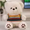 Oso Lindo con Suéter Muñeco de Peluche Oso para Abrazar Muñeco de Oso Calmante para Niños Regalo de Cumpleaños Regalo para Evento