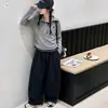 Roupas de outono para meninas 2026 novo estilo: conjunto de blusa de manga comprida e calça de malha para crianças de tamanho médio a grande, top e calça casuais para crianças