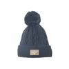 Chapéu de Inverno para Mulheres Novo Forro de lã Engrossado Proteção Auricular Boné de Bola de Pele All-match Quente À Prova de Frio Boné Pullover Tricotado Moderno