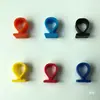 Cable de datos del fabricante, auriculares, caja de color para exhibición, gancho de silicona, orificio para avión, gancho de hebilla triangular