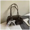 Bolsa Boston Simples de Nicho Coreana para Axila Feminina Nova Bolsa de Ombro Retro de Alta Qualidade Bolsa para Trabalho e Deslocamento