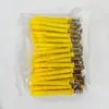 Tubo de Expansión de Plástico de Nylon con Forma de Pez Amarillo Pequeño Clavo de Expansión Tornillo de Expansión Tubo de Expansión Tapón de Expansión Tapón de Goma 6mm 8mm 10mm