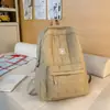 Nueva Mochila Escolar Simple Estilo Coreano para Estudiantes Hombres y Mujeres, Bolso Casual de Algodón Estilo Coreano, Mochila, Mochila de Nicho para Viajes y Trayectos