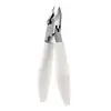 Set de Cortauñas Acero Inoxidable Manicura Ranura Especial para Uñas Pinzas para Cutícula Herramientas de Manicura Pinzas de Pico de Halcón Tijeras para Cutícula
