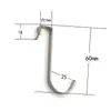 Ganchos de Acero Inoxidable para Puertas de Cocina y Baño, Ganchos para Gabinetes, Ganchos de Almacenamiento para Dormitorios, Estantes Colgantes Multifuncionales