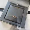 FR Colar Mini Fivela de Ferradura Fredden Novo Francês Gradiente Nicho Pulseira de Alto Padrão Elegante Luxo Leve ED